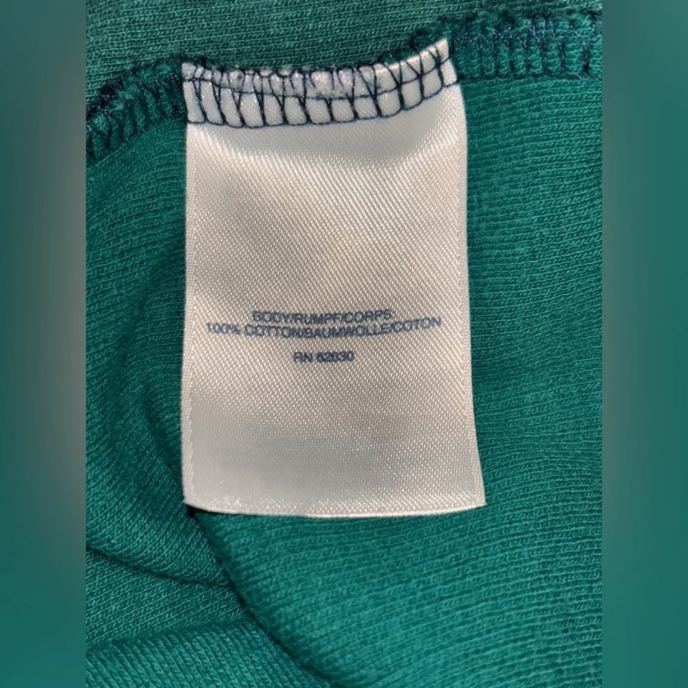 Lands' End Bedford 1/4 Rib Brush‎ Knit Green Blue Plaid Sweater Men L Dadcore